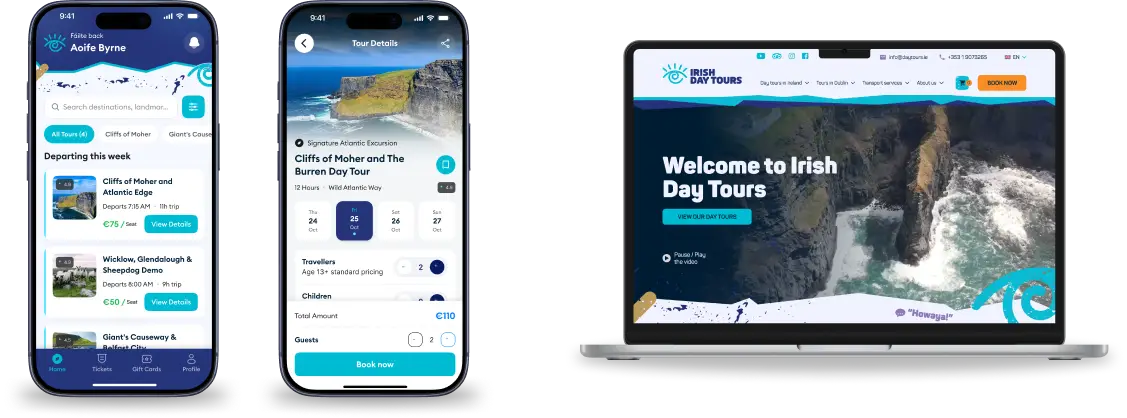 Irish Day Tours Platform Preview