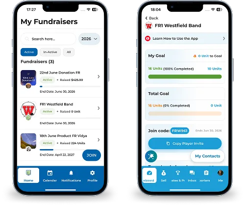 Scoreboard mobile app overview