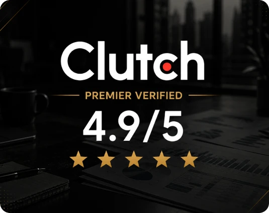 Clutch verified, 4.9/5 rating