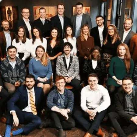 A group picture of the top 30 under 30 Ireland's rising business stars 2019.